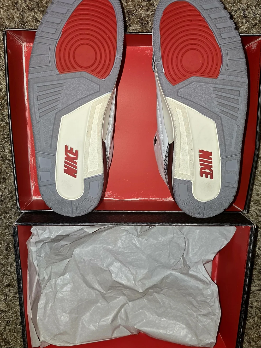 Men's Jordan 3 White Cement Reimagined